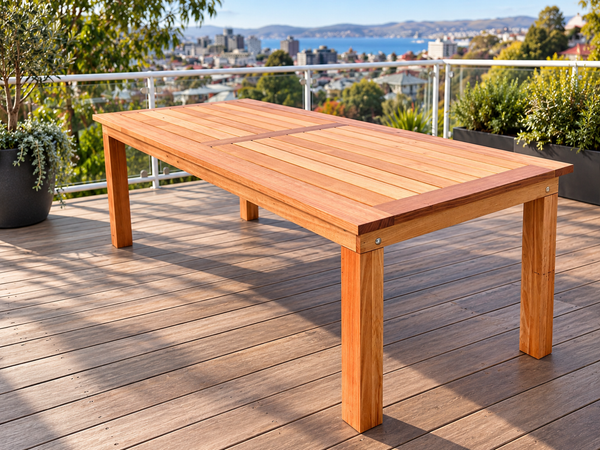 Outdoor Hardwood Dining Table