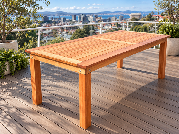 Outdoor Hardwood Dining Table